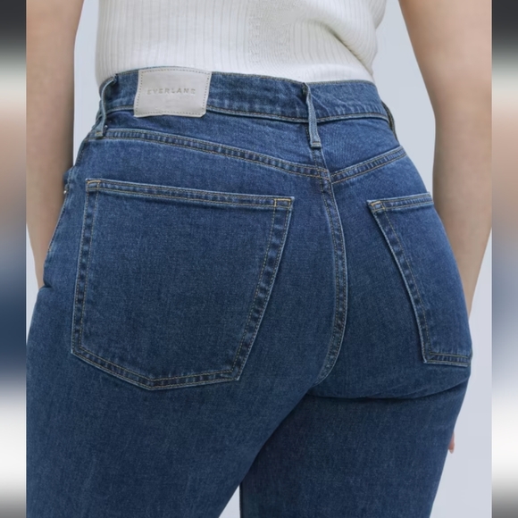 Everlane The Original Curvy Cheeky Jean Washed Midnight - Picture 3 of 6